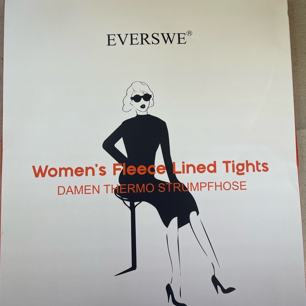 Everswe Women's Fleece Lined Tights